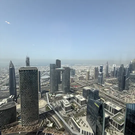 منظر جوي لوسط دبي