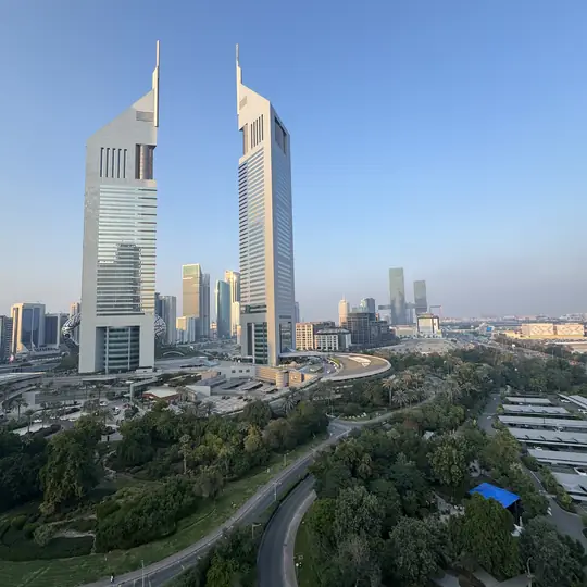 Emirates Towers and Sheikh Zayed Road